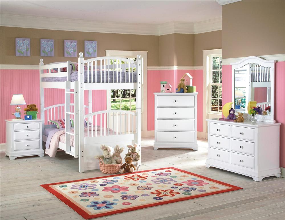 New Classic Bayfront Twin Spindle Bunk Bed Beck's Furniture Bunk Beds